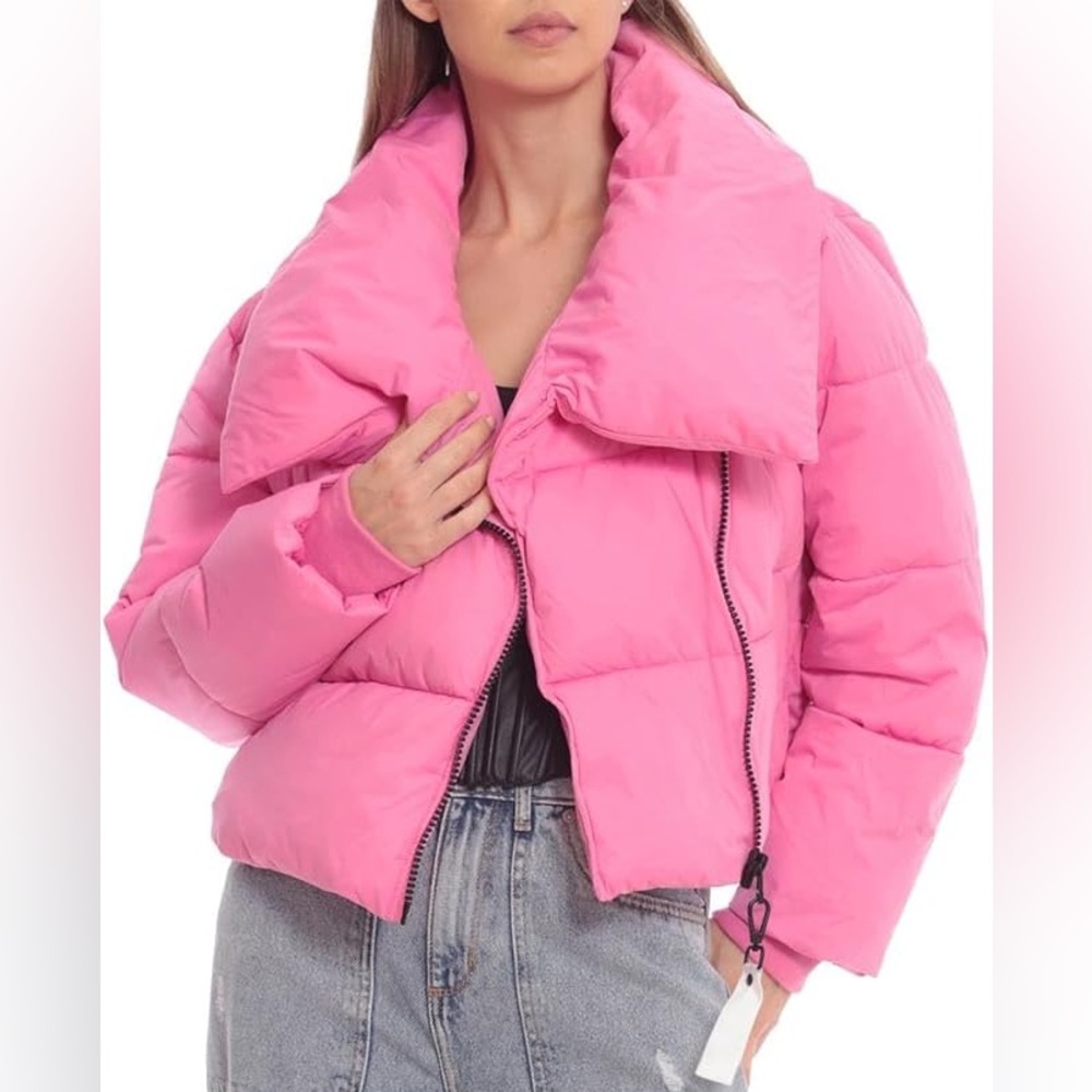 Avec les filles hot Pink Puffer coat sz. 2XL